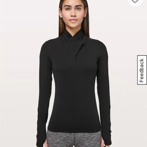 Lululemon Ethereal Long Sleeve- black